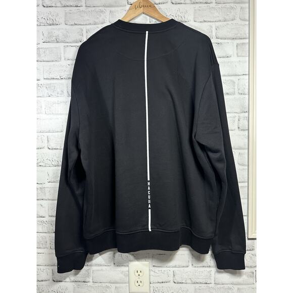 Haculla Crewneck Sweatshirt Mens Size 2XL Embroidered Black EUC - Picture 4 of 9